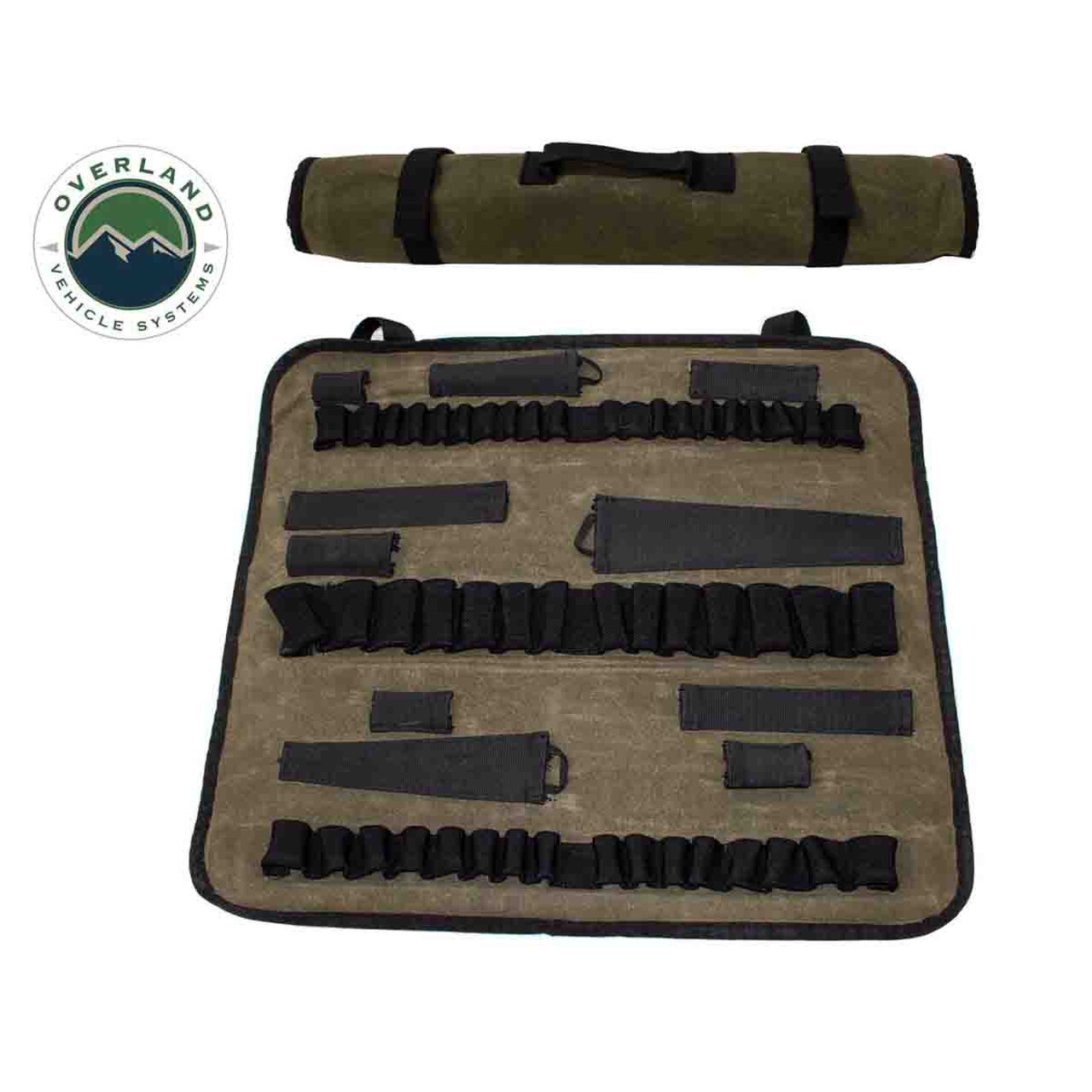 Rolled Bag Socket With Handle And Straps Number 16 Waxed Canvas