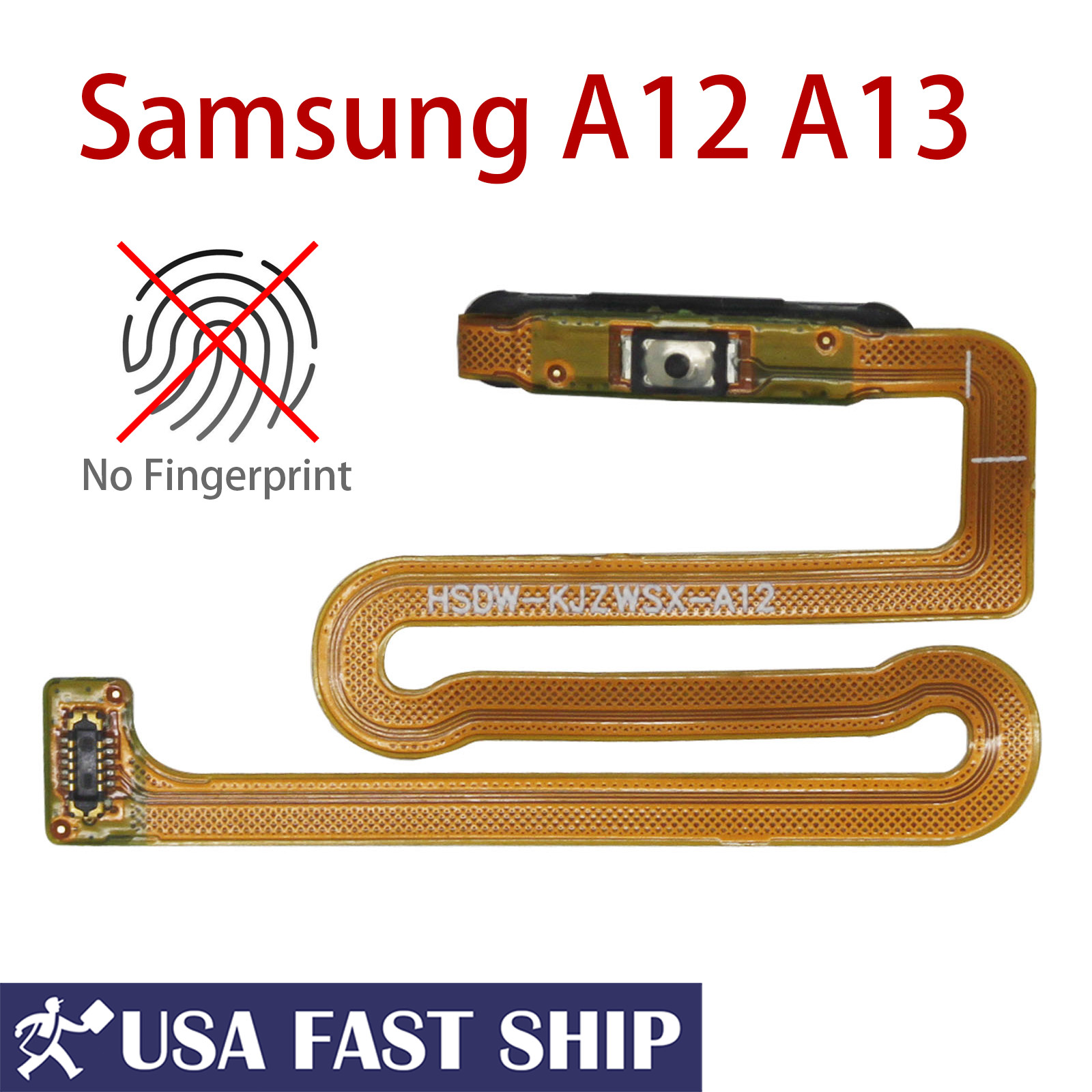 Power Button Flex Cable Replacement For Samsung Galaxy A12 A125 / A13 4G A135