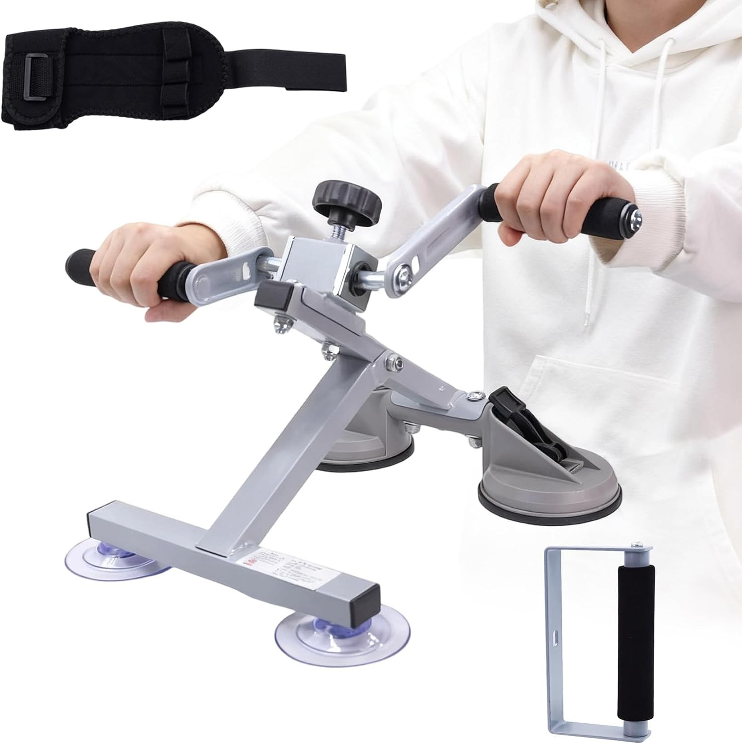 Arm Bike for Physical Therapy Table Top, Hand Bike Stroke Rehab Equipment, Porta