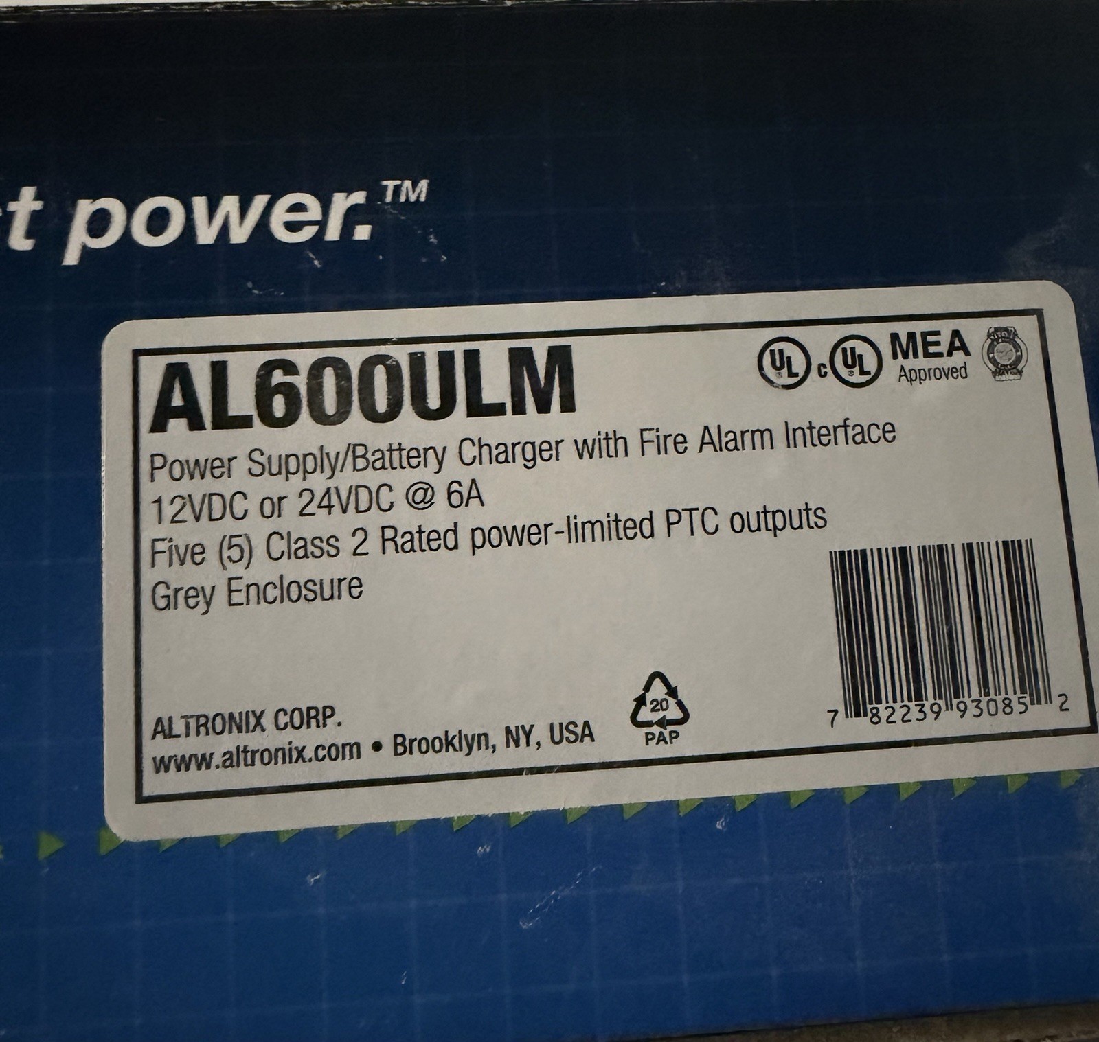 Altronix AL600ULM Proprietary Power Supply