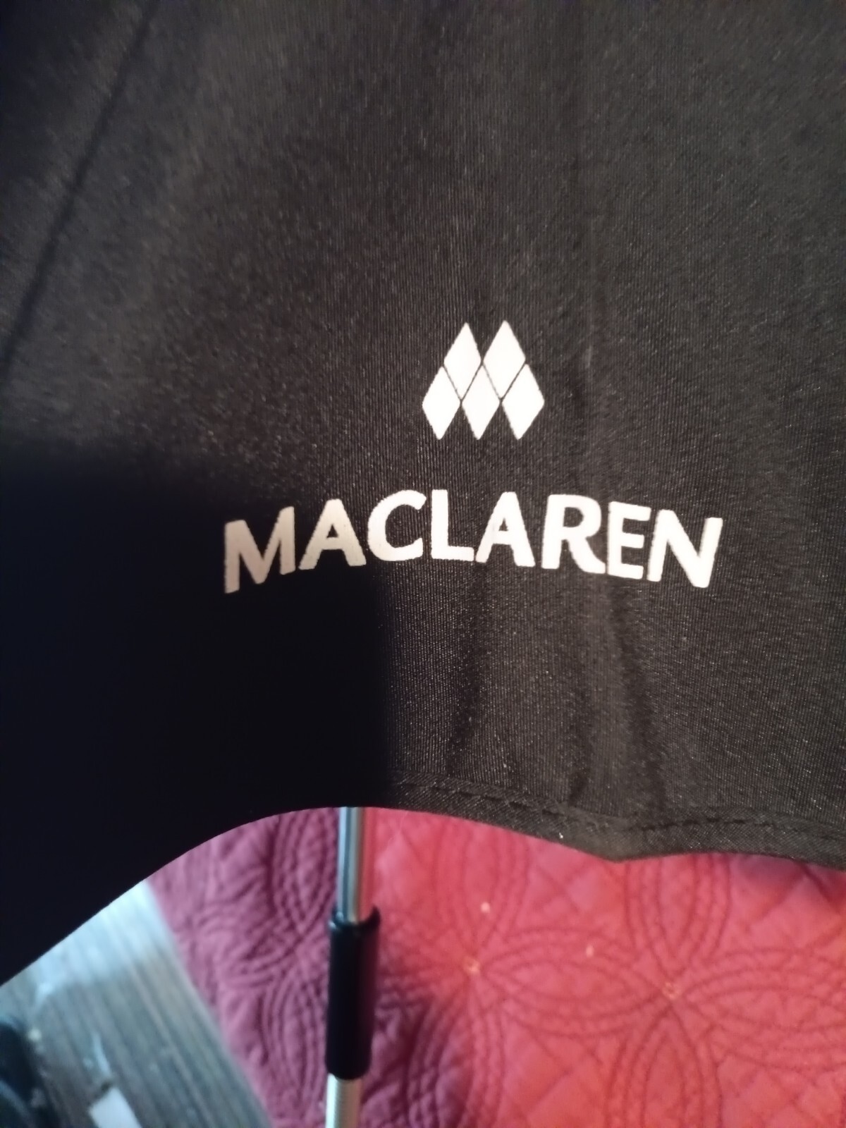 Black Maclaren Baby umbrella For stroller