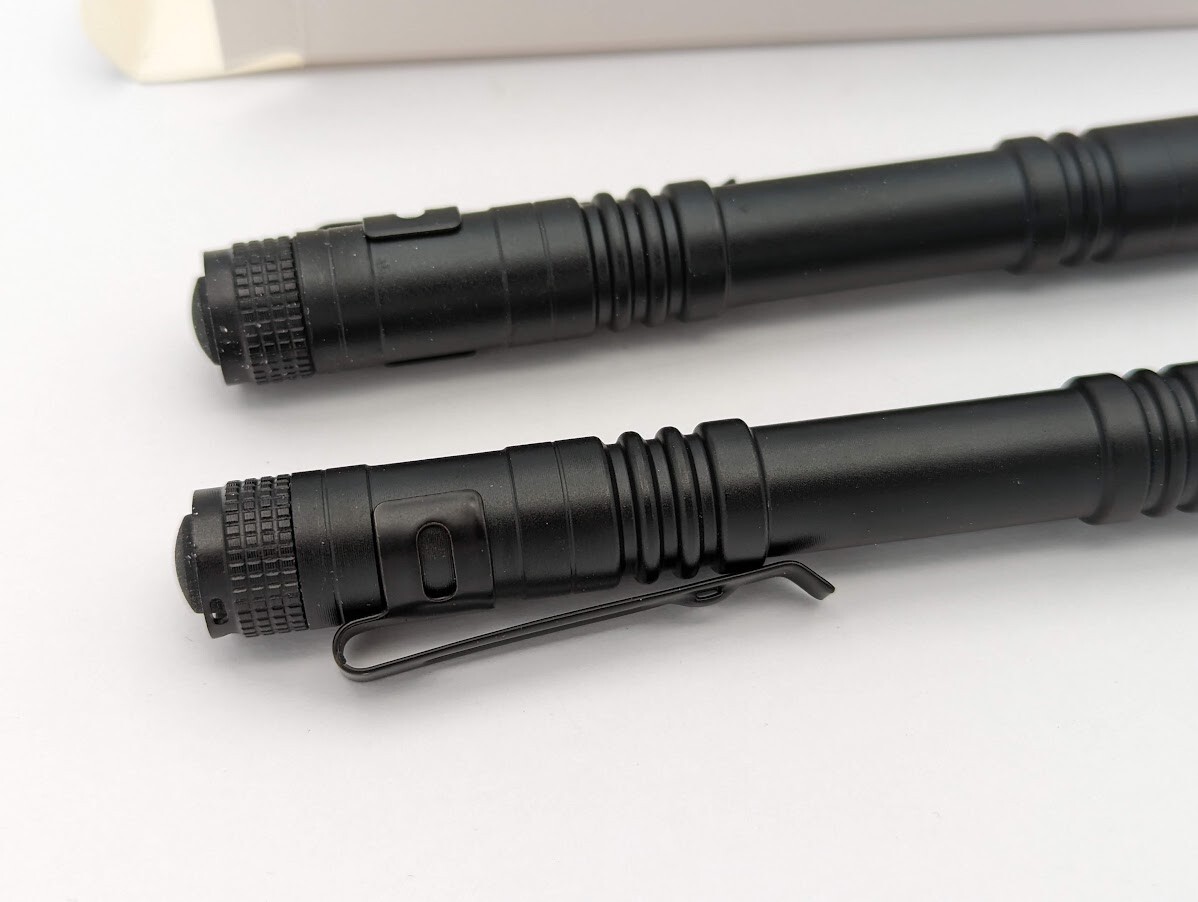 2 Pack Tactical Red LED Flashlight Red Torch Best Mini Red Clip Handheld Light