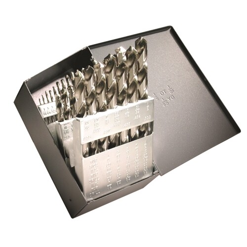 Champion 129CO 29 Piece 705C Cobalt HSS Jobber Drills Set, 1/16"-1/2" x 64ths