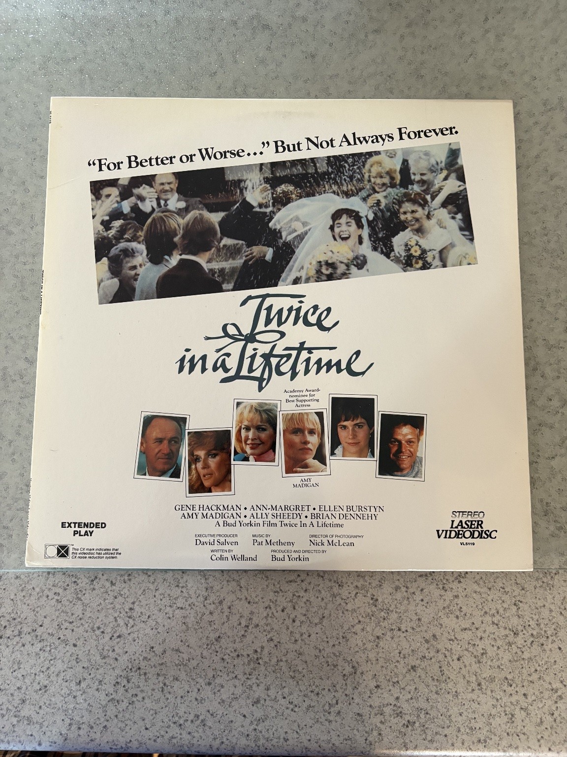Twice in a Lifetime LaserDisc 1985 Drama Extended Play Vestron Video