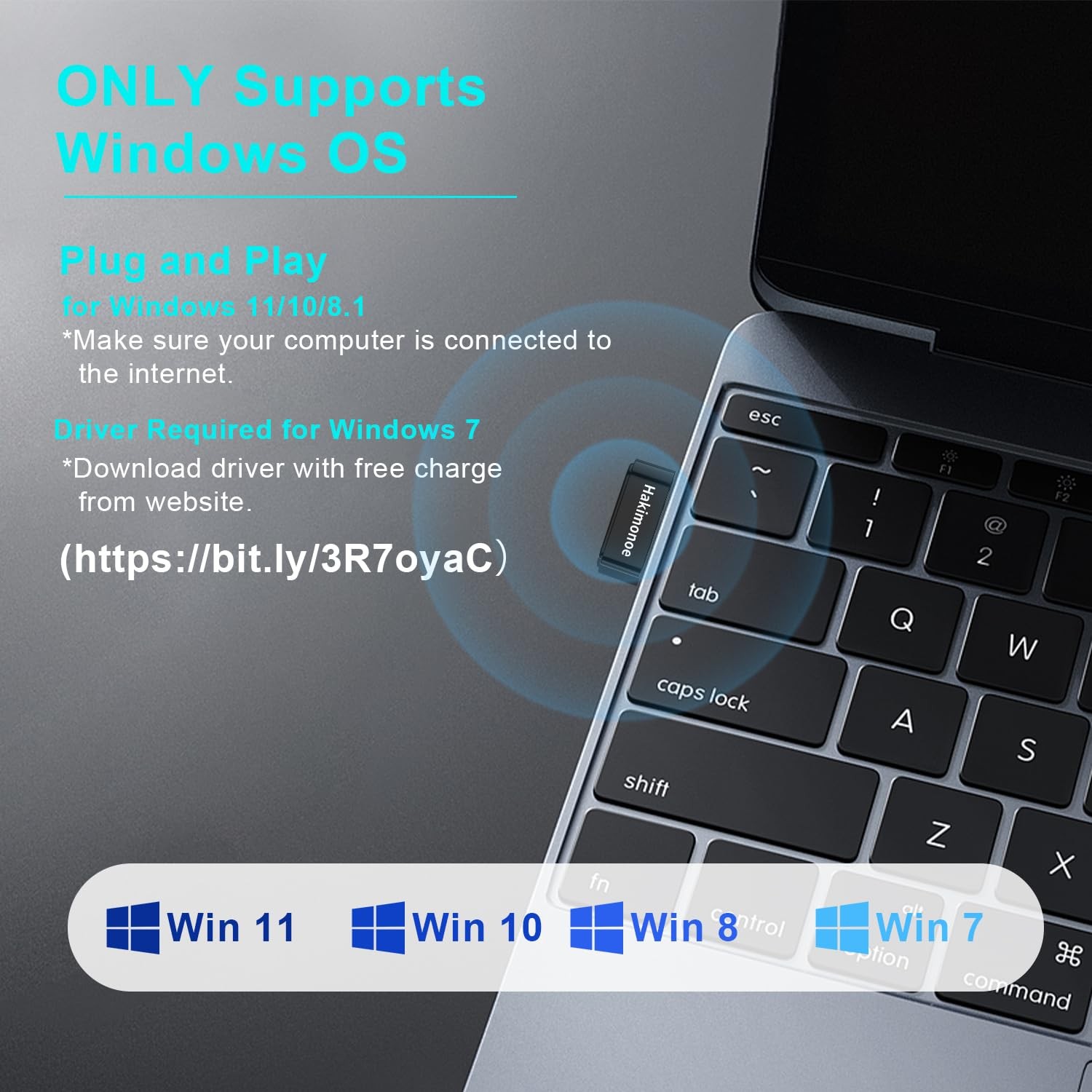 Mini USB Bluetooth 5.4 Adapter for Laptop PC, Wireless Transmitter Dongle
