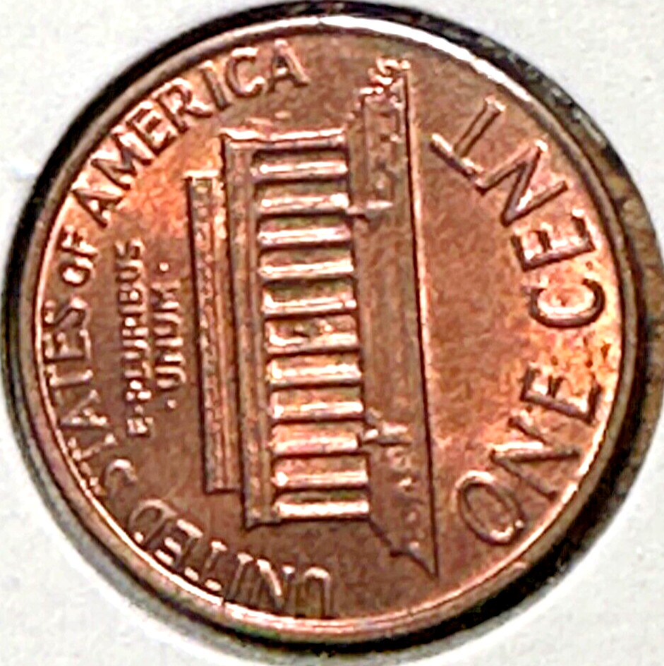 1977 Lincoln Memorial Cent Red Color