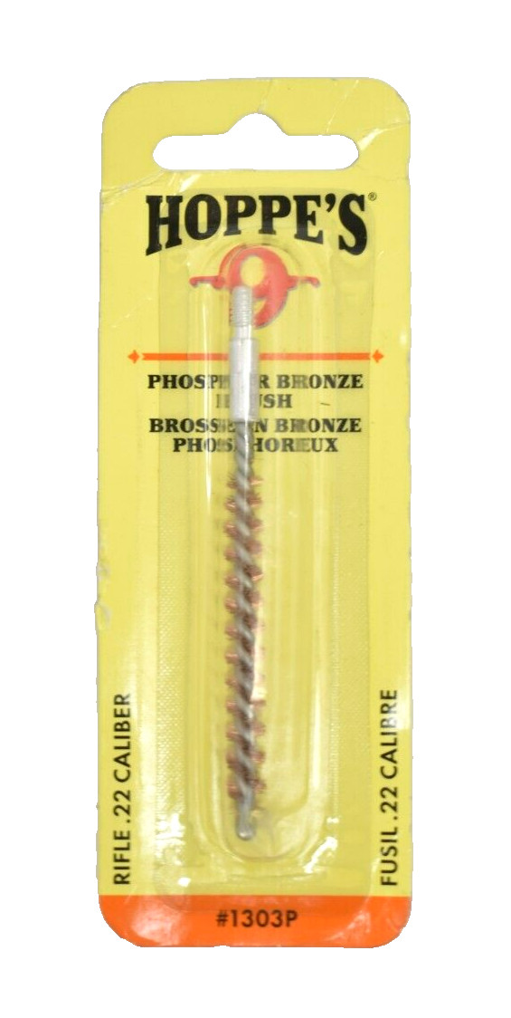 Hoppes No 9 Phosphor Bronze Hunting Rifle Cleaning Brush .22 Caliber 1303P