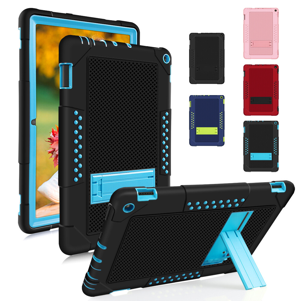 For Amazon Fire HD 10 Plus HD 10 11th Tablet 2020 Heavy Case Built in Kickstand