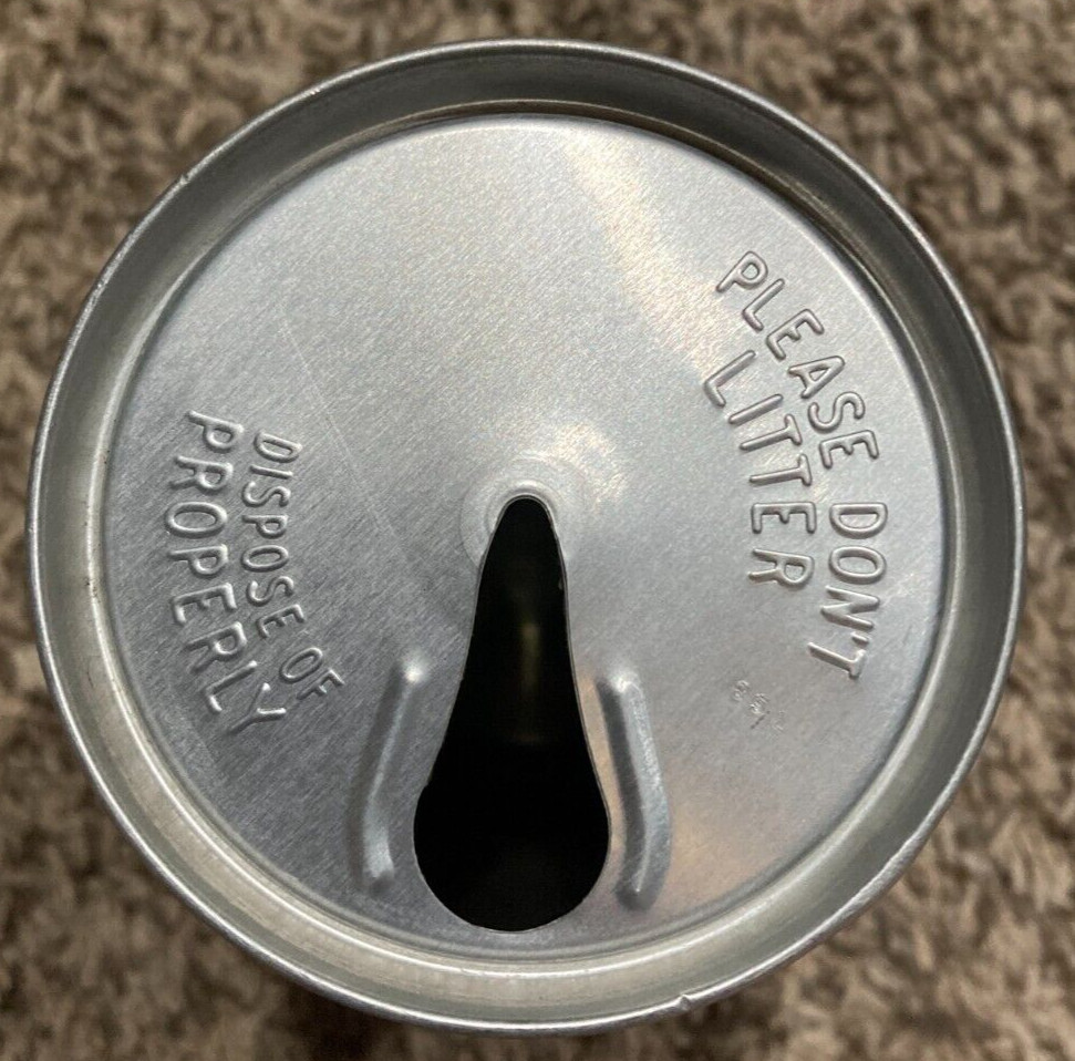 VINTAGE VARSITY GRAPE STEEL PULL TAB SODA CAN