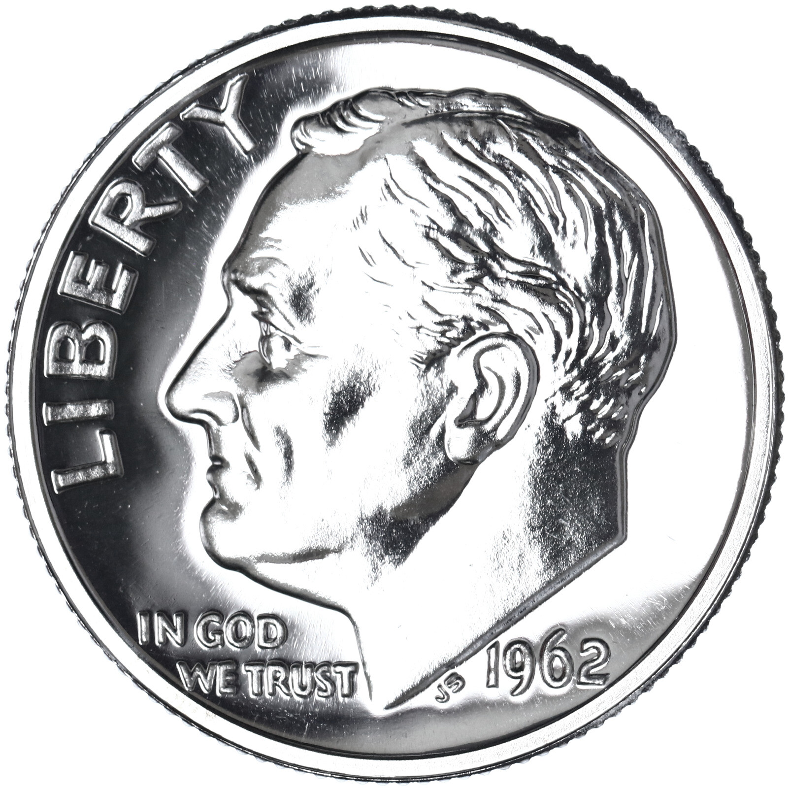 1962 (P) Roosevelt Dime Gem Proof 90% Silver