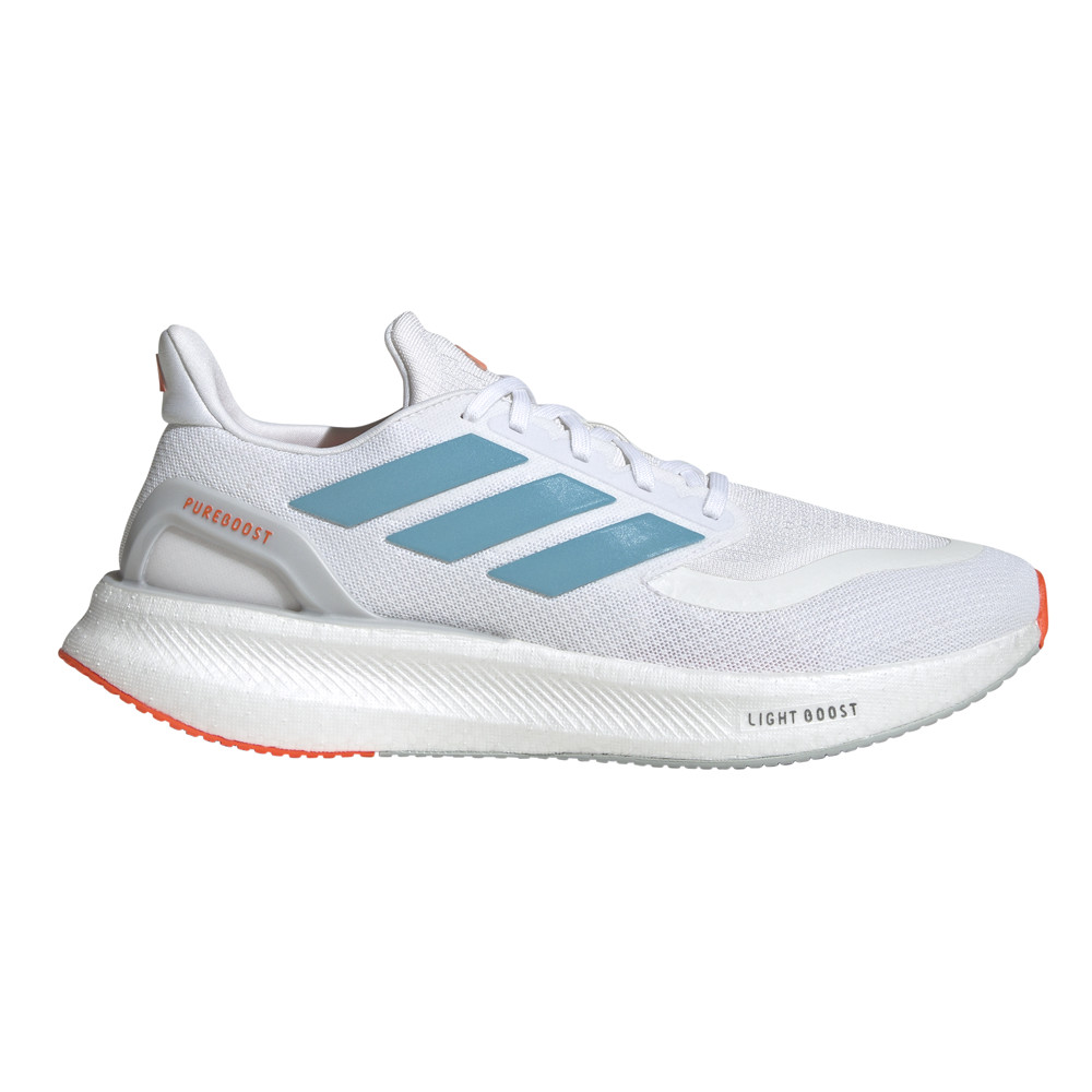 adidas Pureboost 5 Running  Mens White Sneakers Athletic Shoes JH6443