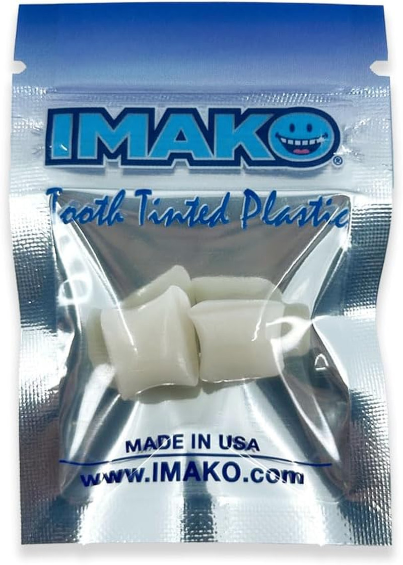 Tooth Tinted Plastic - Natural Color - Temporary Tooth - Made in USA