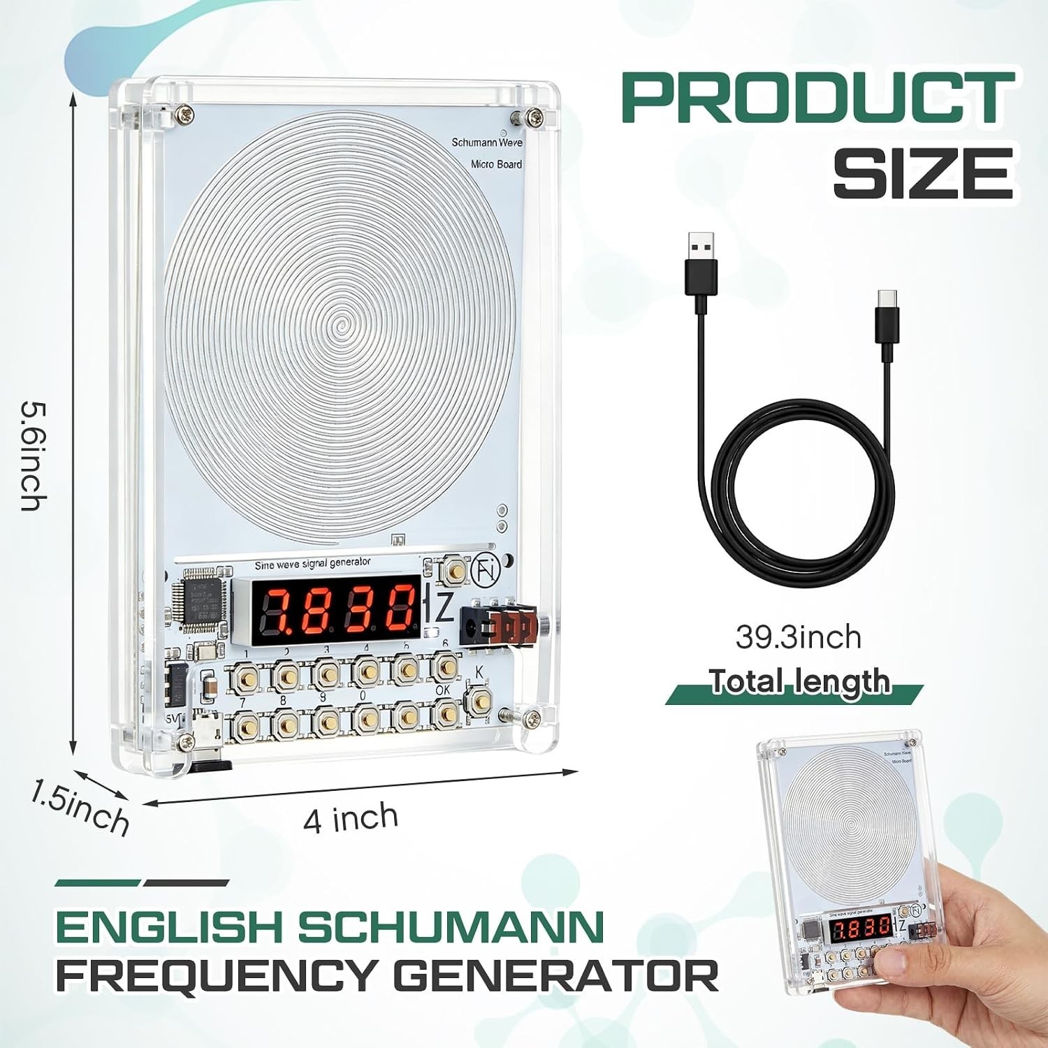 Frequency Generator with Adjustable Range 0.01Hz to 100KHz for Personal Use