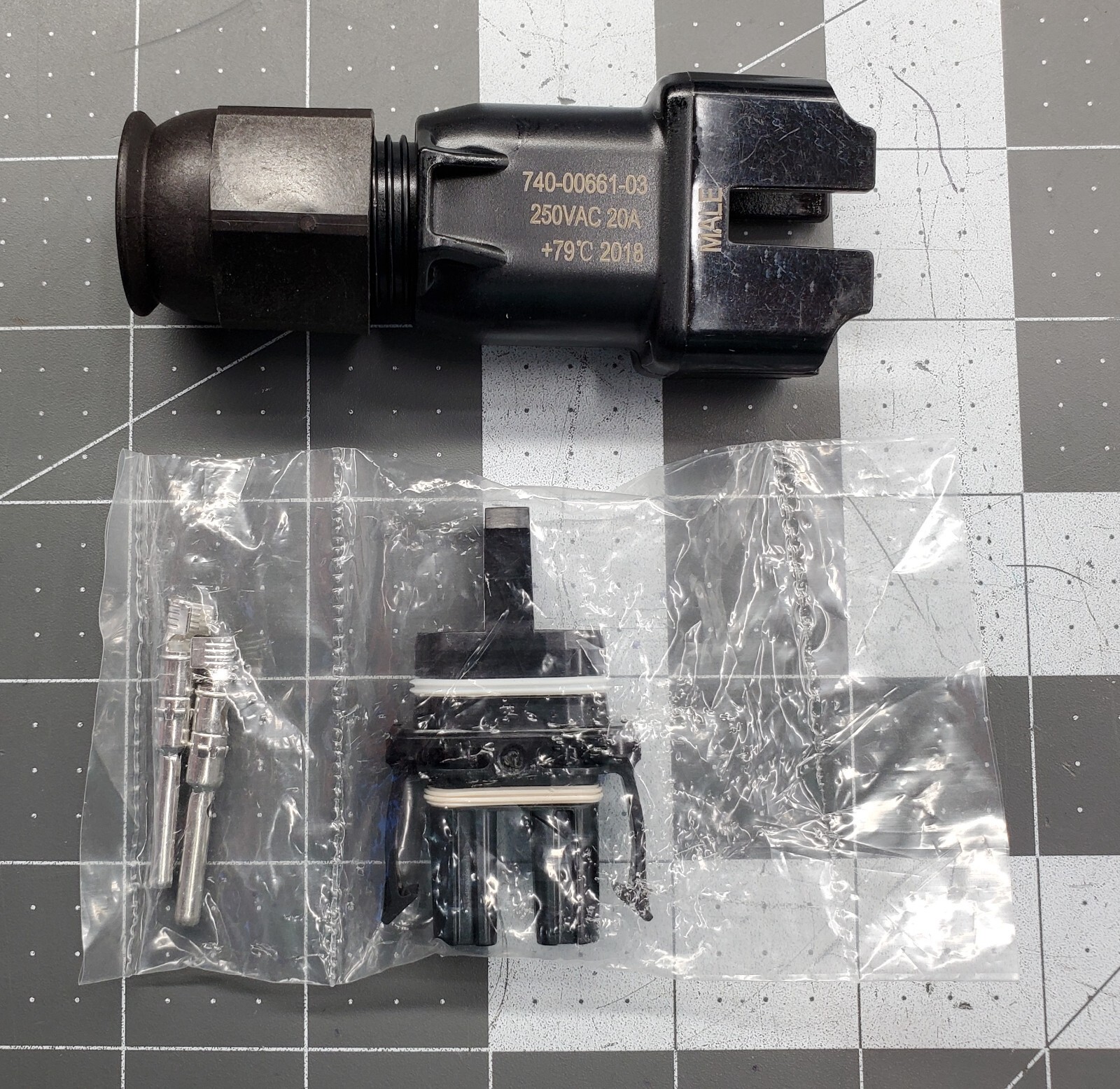 5 x Enphase Q-CONN-10M IQ Inverter male Connector Kit NEW. 5 Pieces