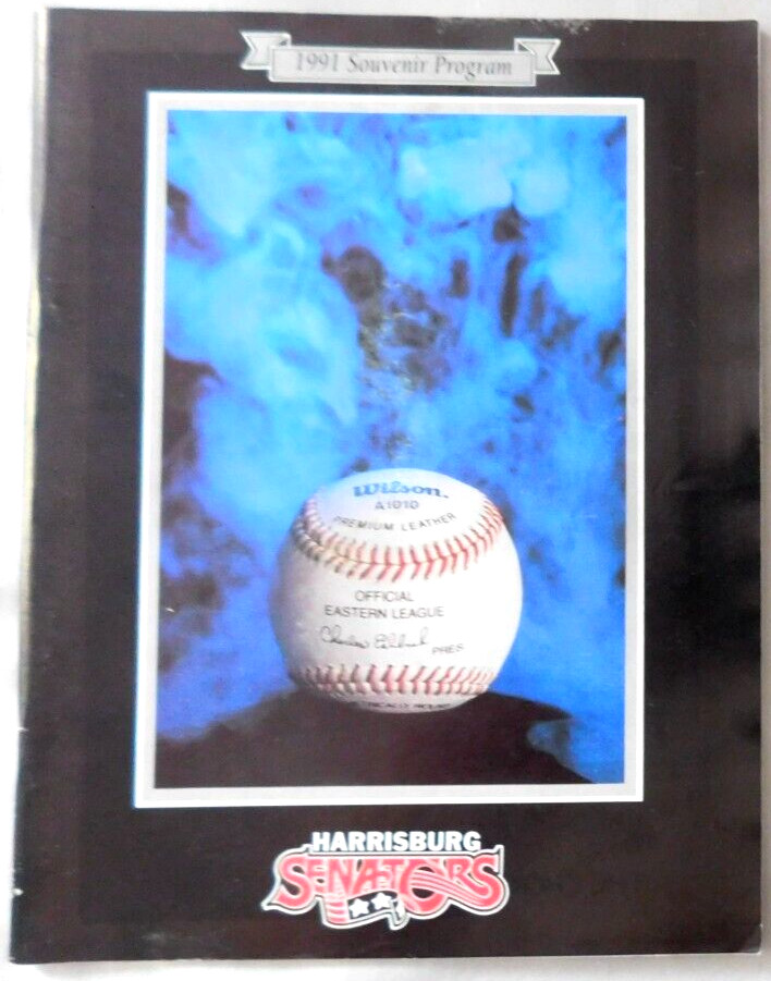 1991 Harrisburg Senators Vs Williamsport Bills Program