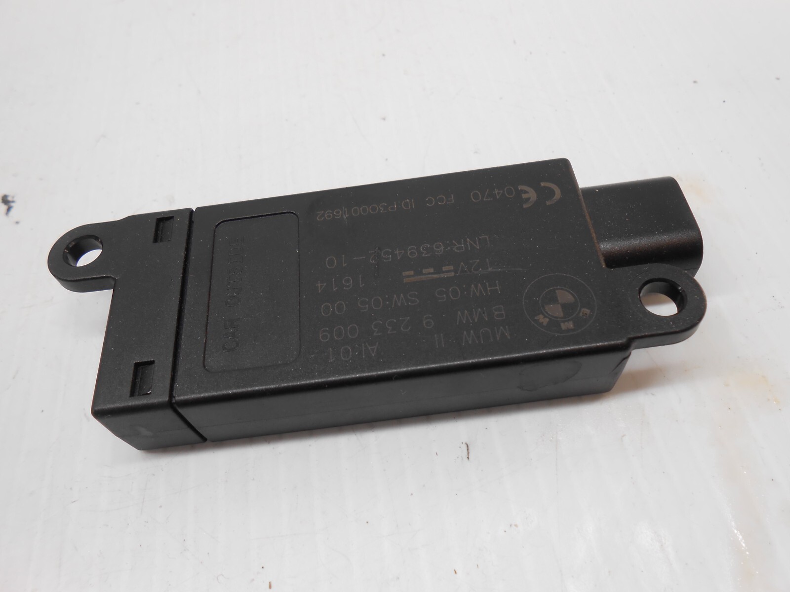 2012-18 BMW 650I, 640I, M6 Alarm Control Module Sensor OEM 9233009 BY0143