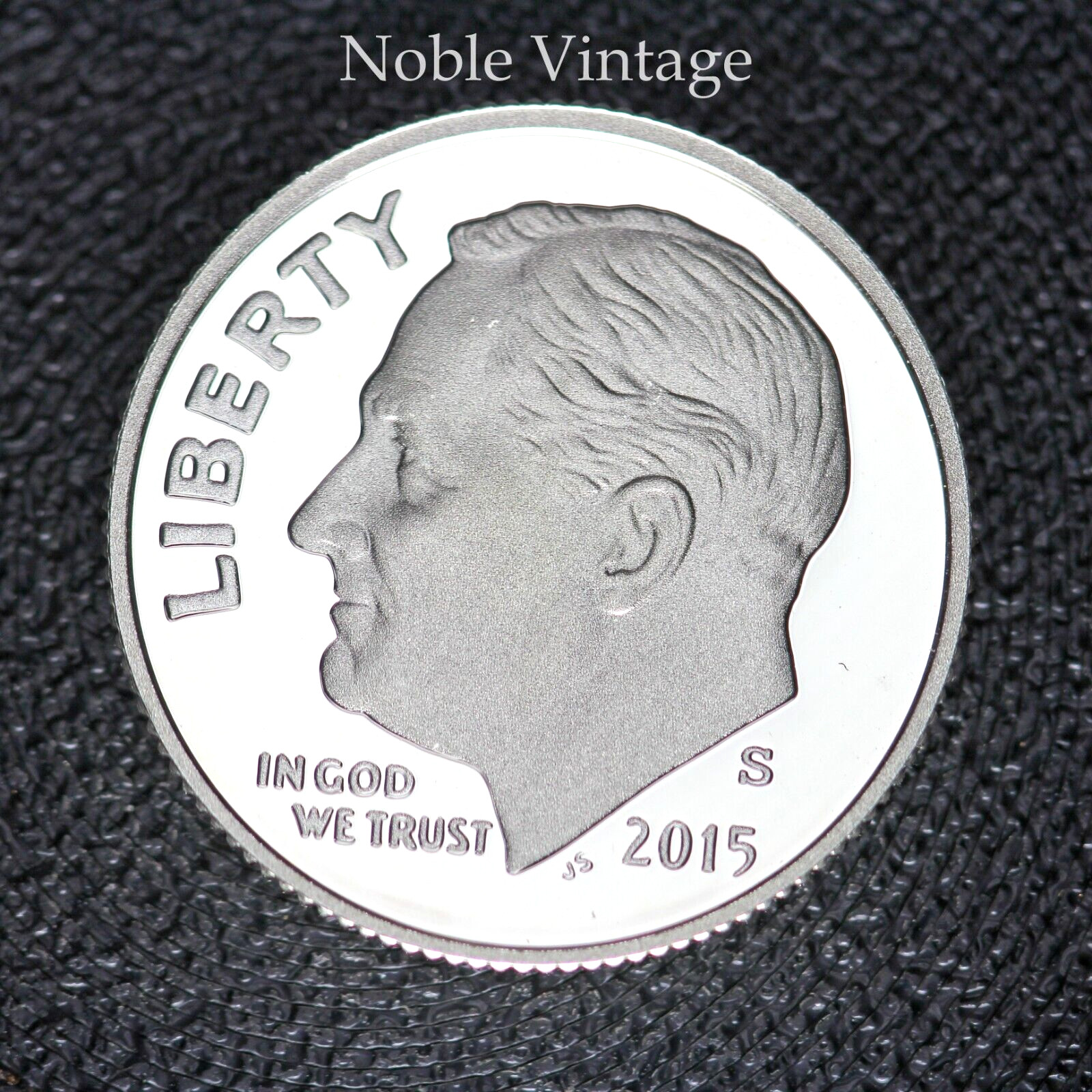 2015 S Silver Proof Roosevelt Dime - From a Proof Set - 90% Silver