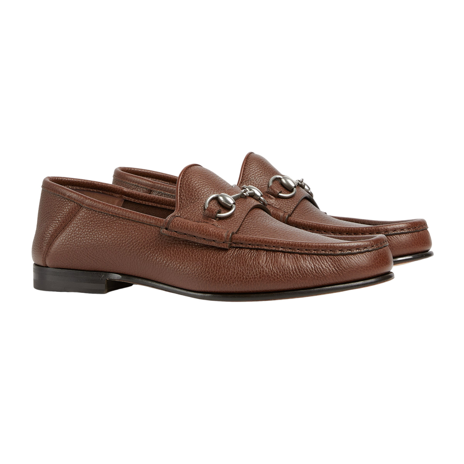 GUCCI Horsebit 1953 $1050 Men's Dark Brown Leather Loafers New & Authentic