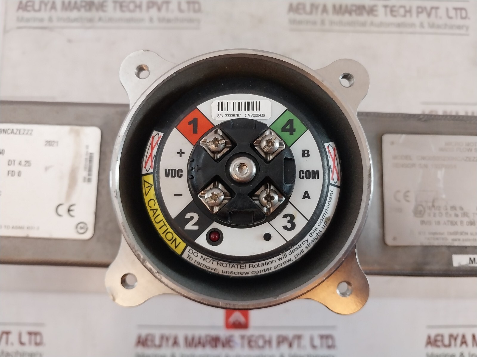 MICRO MOTION CNG050S239NCAZEZZZ Mass Flow Sensor ASME B31.3 (Not Working)