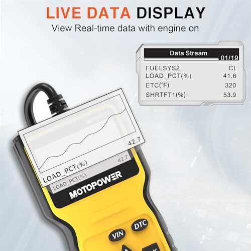 MOTOPOWER MP69033 Car OBD2 Scanner Code Reader Engine Fault Scanner CAN