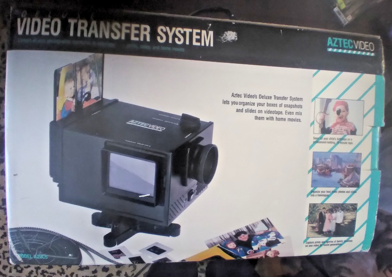Deluxe Video Transfer System Aztec Video Model AZVC5 Vintage