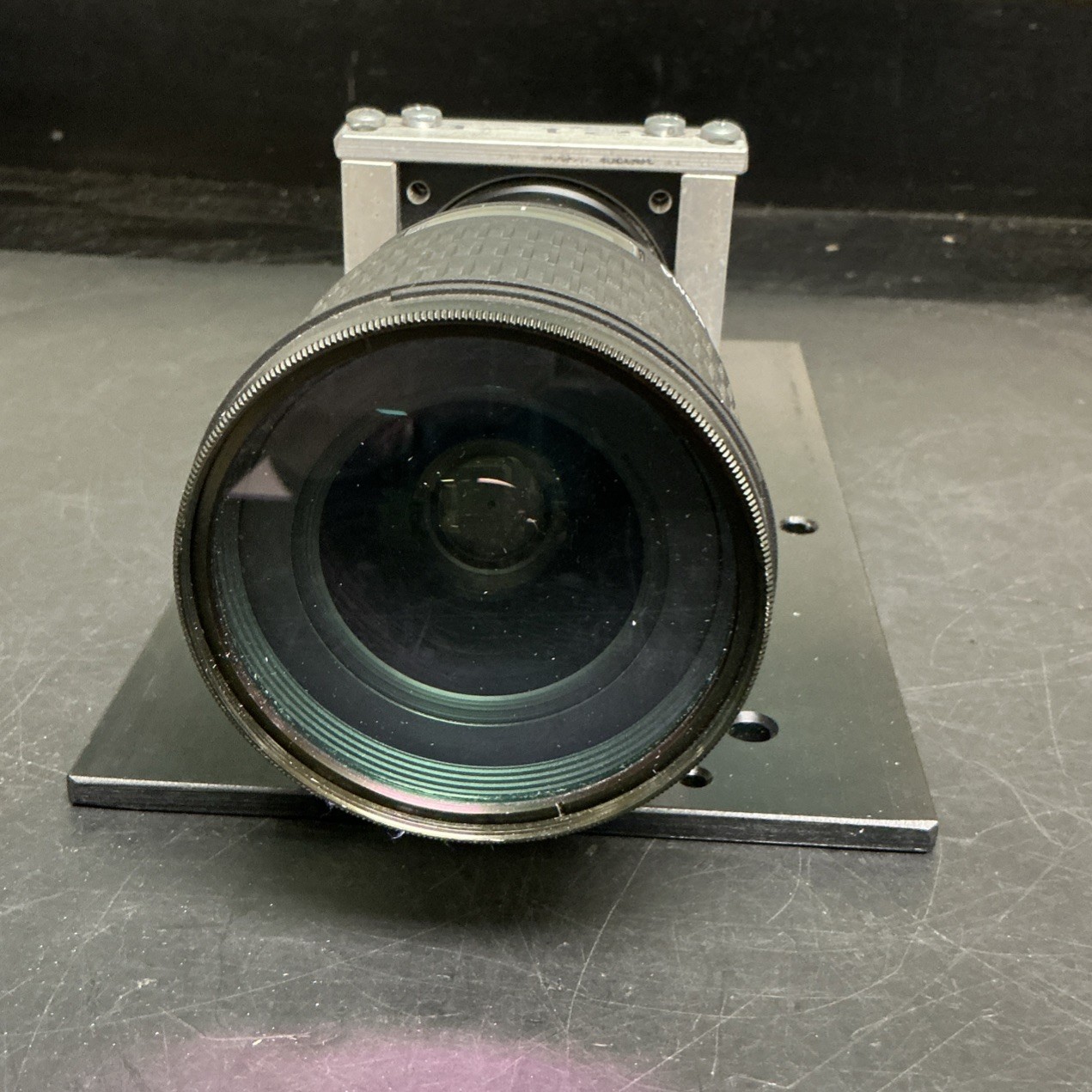 Basler L301kc Line Scan Camera, Sigma Lens Tiffen Filter and Stand 28mm 1:1.8