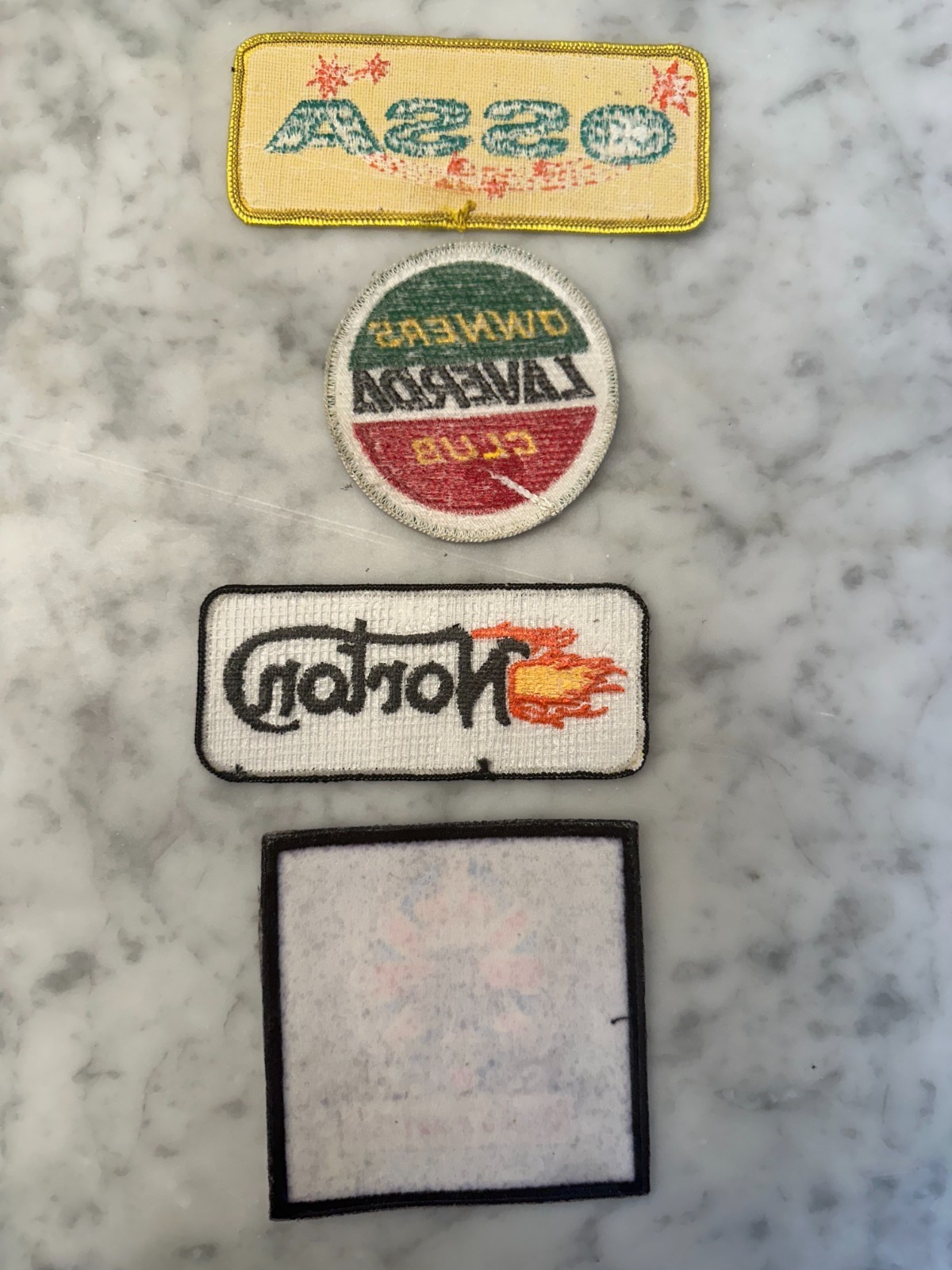 Royal Enfield Norton Laverda Ossa Motorcycle patches Job Lot