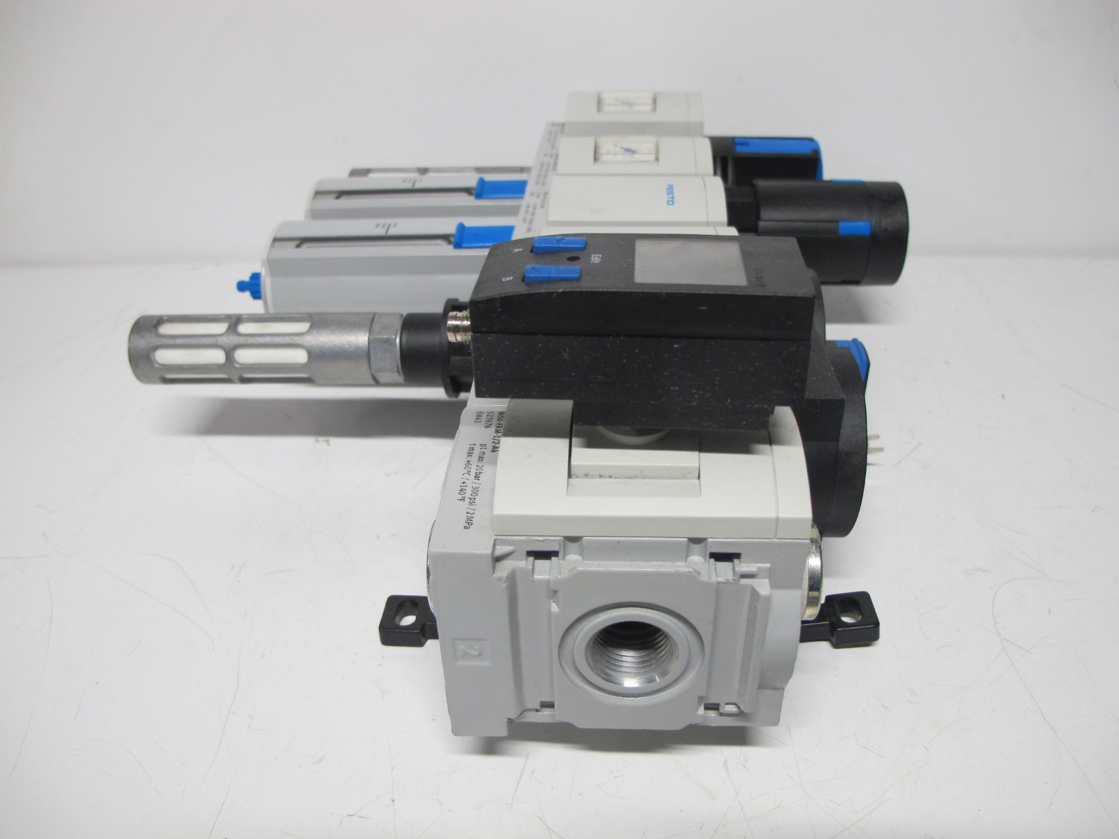 FESTO MS6 Compressed Air System Pressure Sensor Regulator Pneumatic EM1 LFR LF