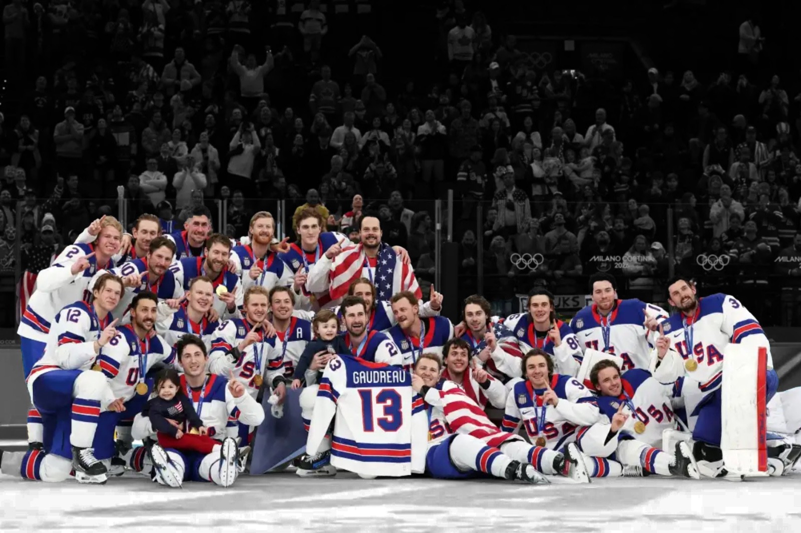 2026 Olympic Mens Hockey Team Photograph 8x12 Photo Poster