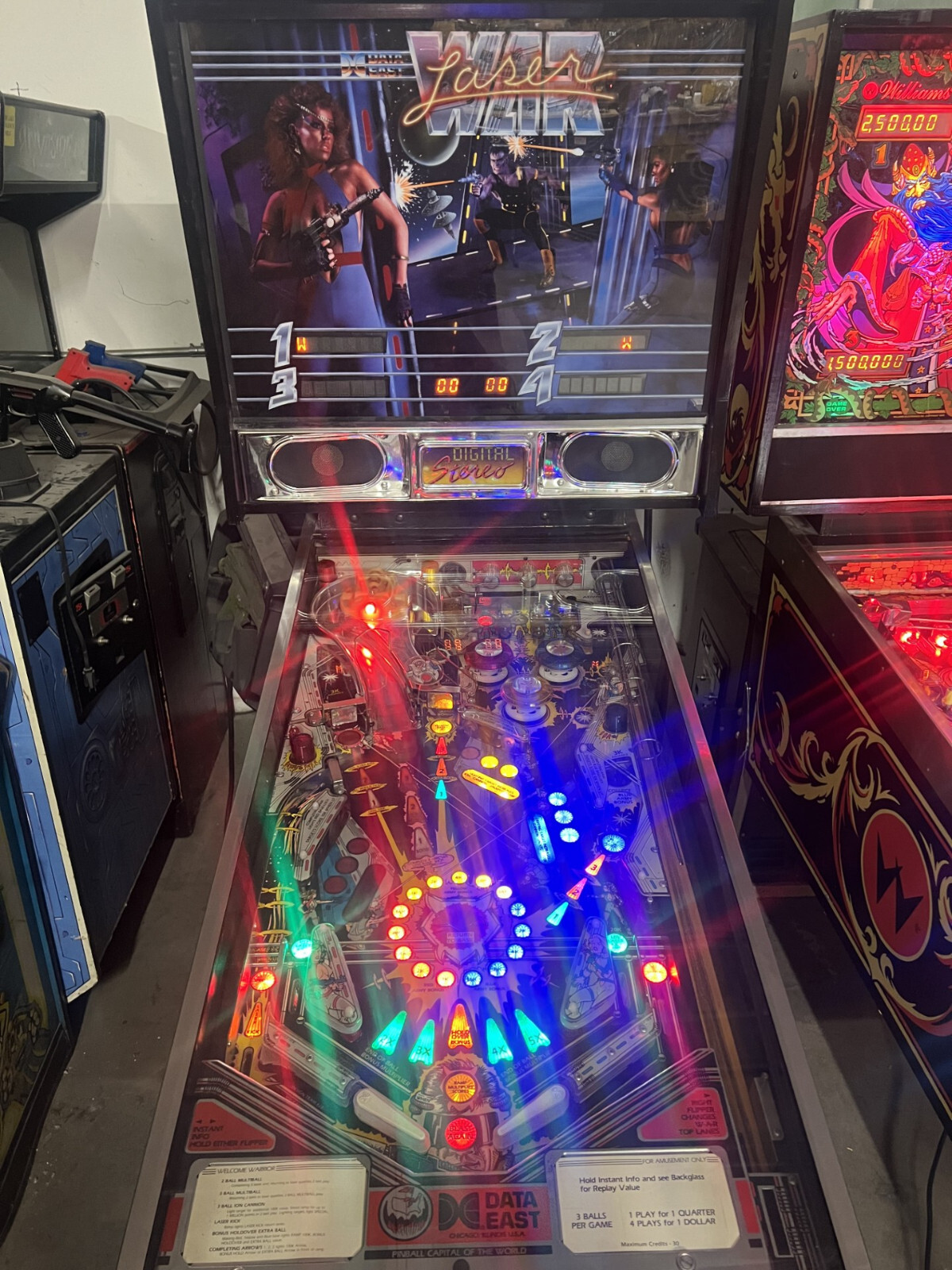 LASER WARS Complete LED Lighting Kit custom SUPER BRIGHT PINBALL LED KIT