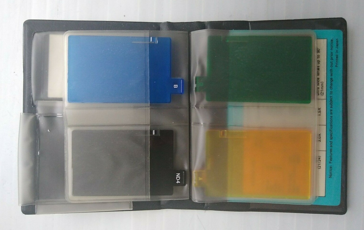 Sunpack Electronic Flash Accessory Filter Kit for Flash Units Incomplete