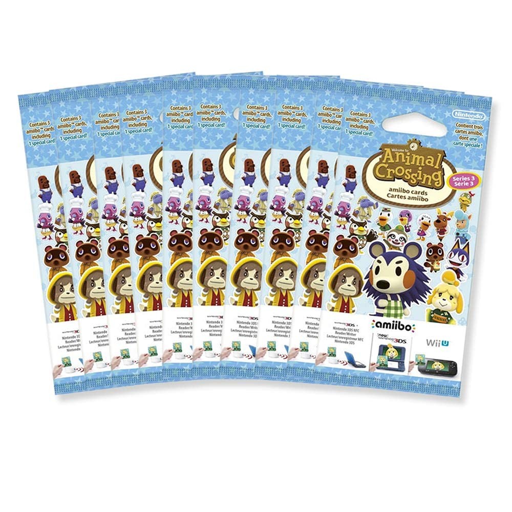 10 x Animal Crossing Series 3-30 Cards Total