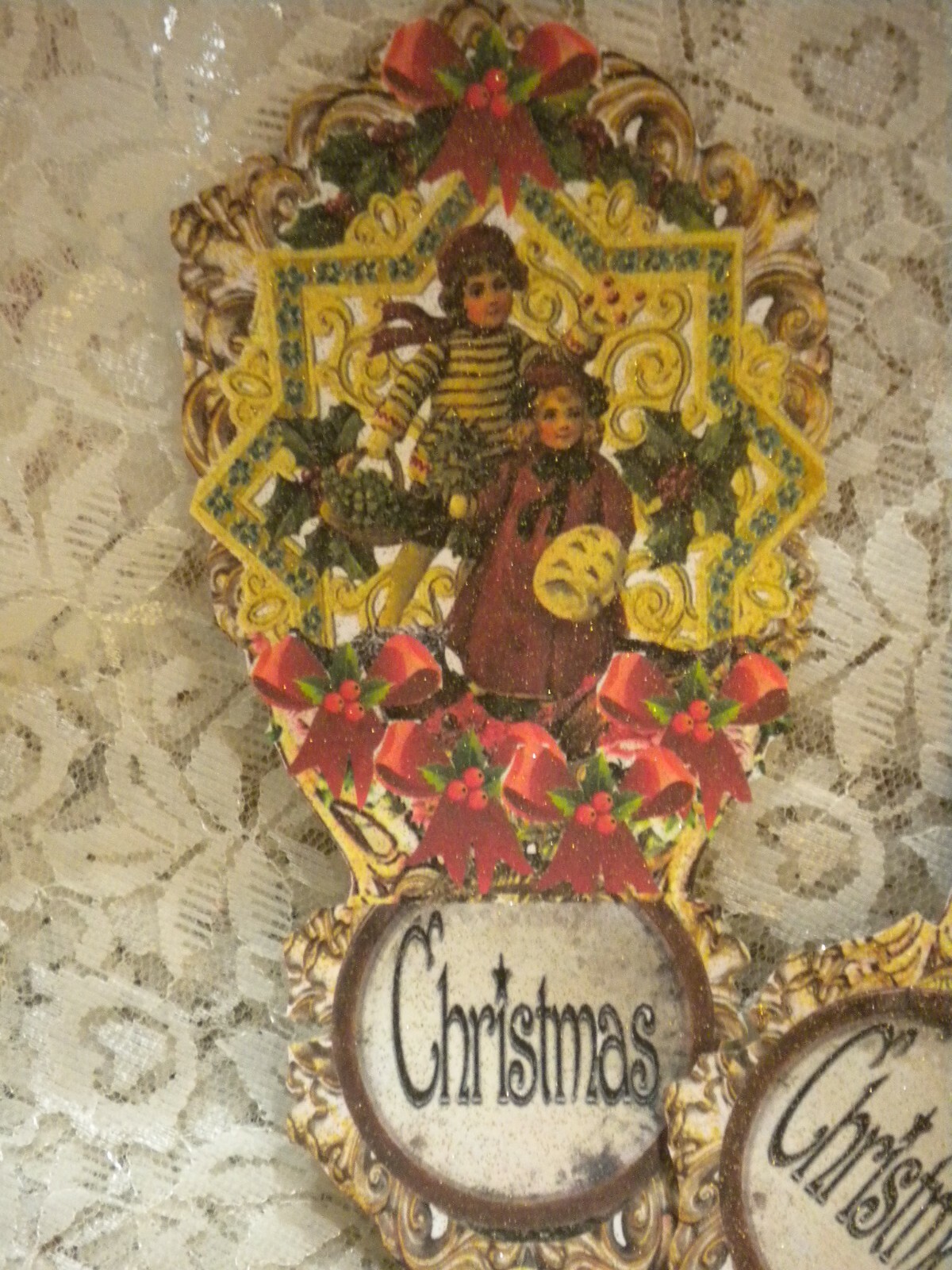 Victorian Chistmas Card (Fan)