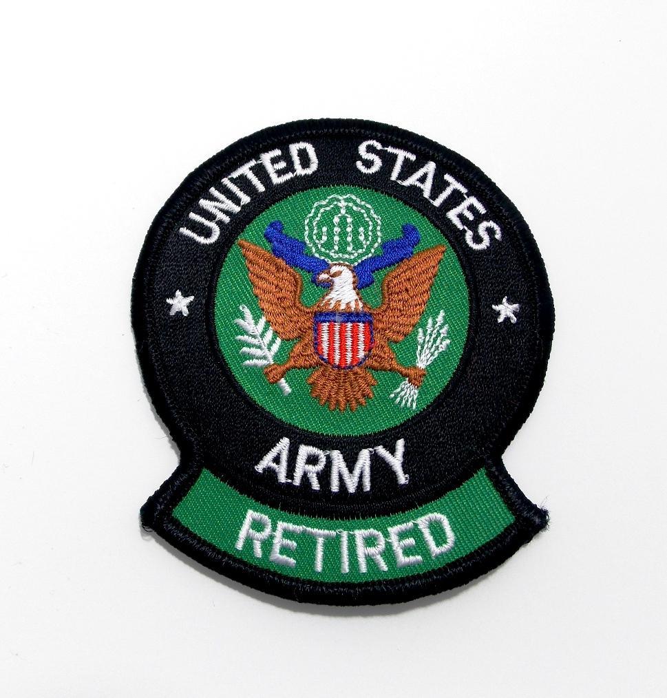United States Army Retired Soldier Embroidered Military Patch Iron Sew AKPM104