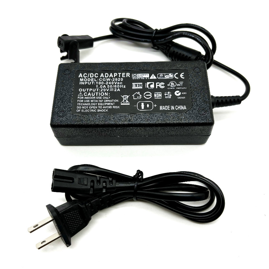 Power Recliner Power Supply AC/DC Switching Transformer 2-pin 29V 2A Adapter NEW