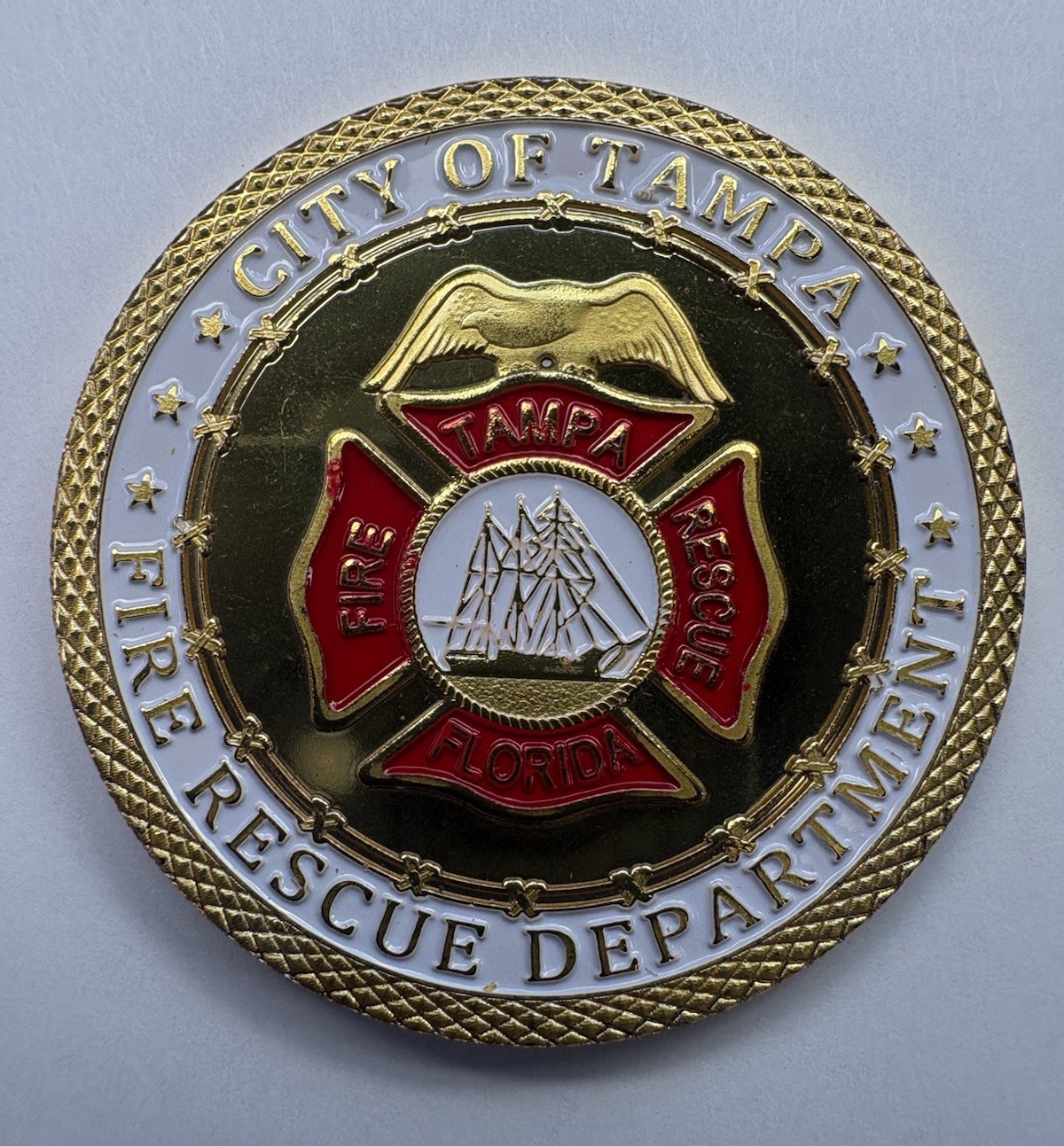 Tampa Fire Rescue Challenge Coin