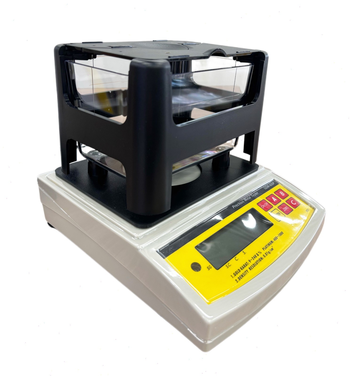 Gold Density Meter Tester Gold Purity Analyzer with Max 600g Resolution 0.005g