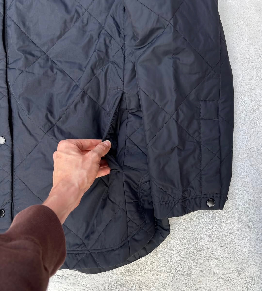 Canada Goose Carlyle Black Quilted Badge Shirt Jacket - New - Authentic
