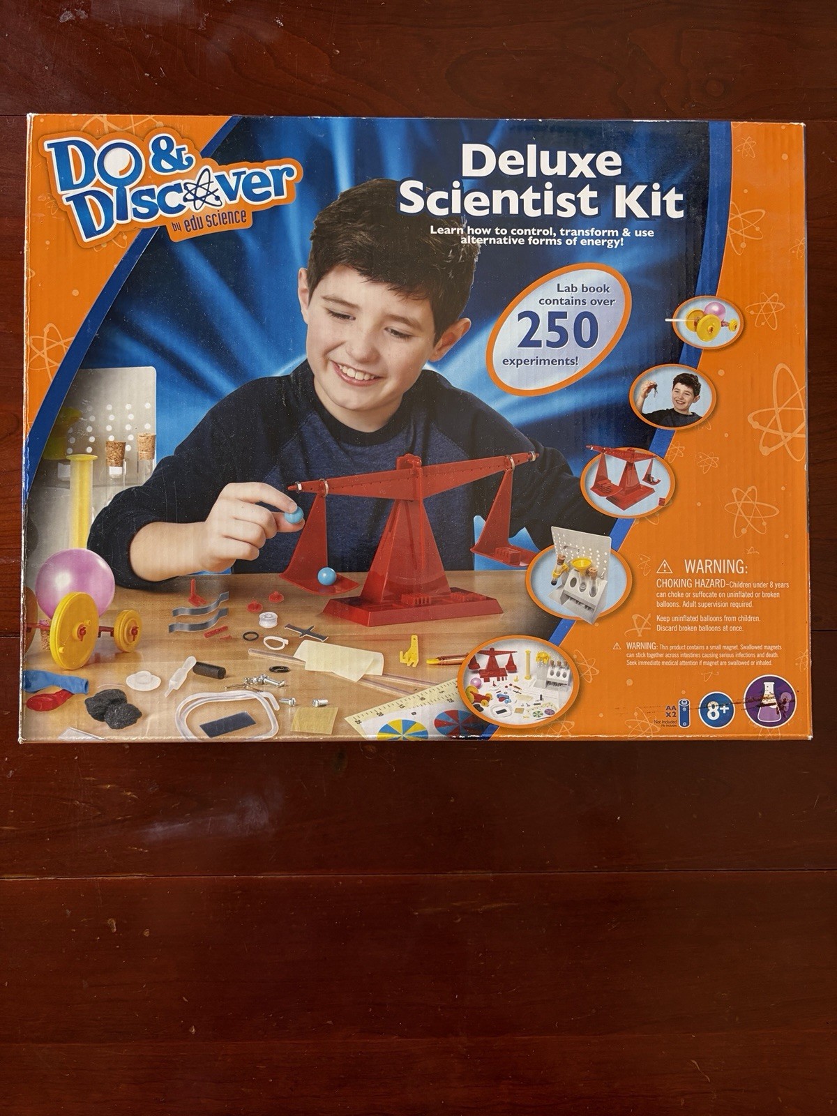 Edu Science Deluxe Scientist Kit 250 experiments in physics & energy #5F5F5ED