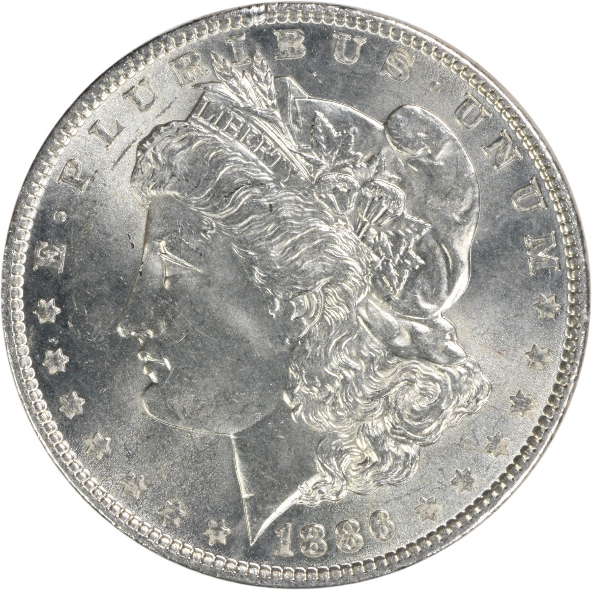 1886 Morgan Silver Dollar BU Uncertified #100