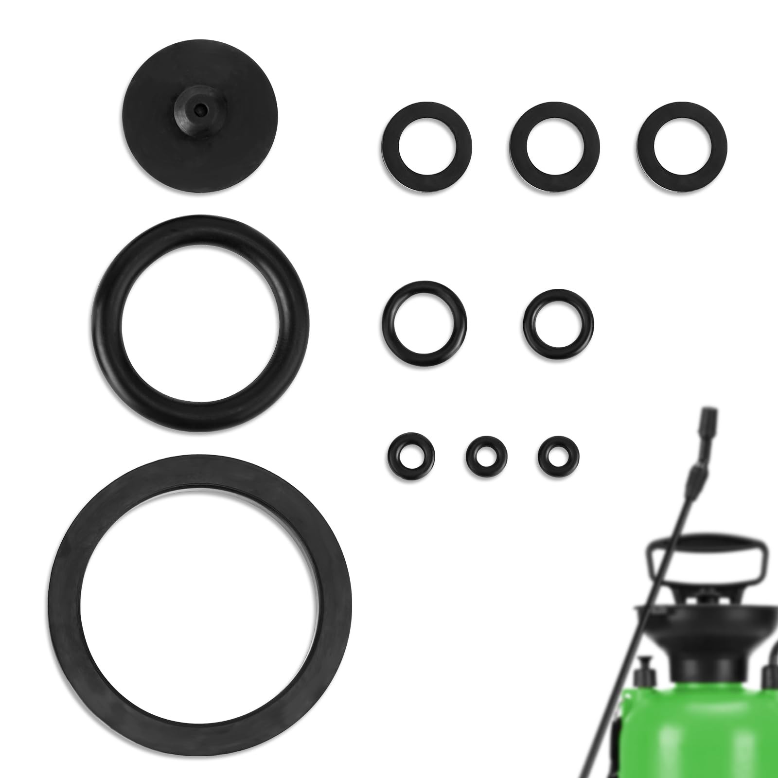 11pcs Sprayer Seal Rings, Pump Rubber Gasket Kit Garden Sprayer...