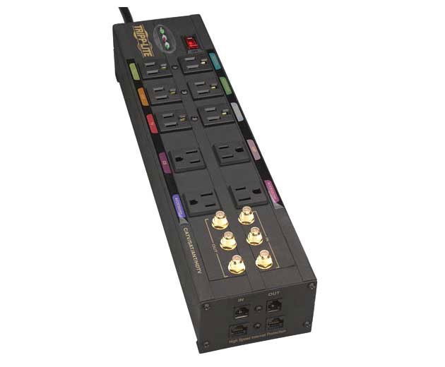 TRIPP LITE Isobar Home/Business Theater Surge Suppressor- 10 x NEMA 5-15R- 3840J