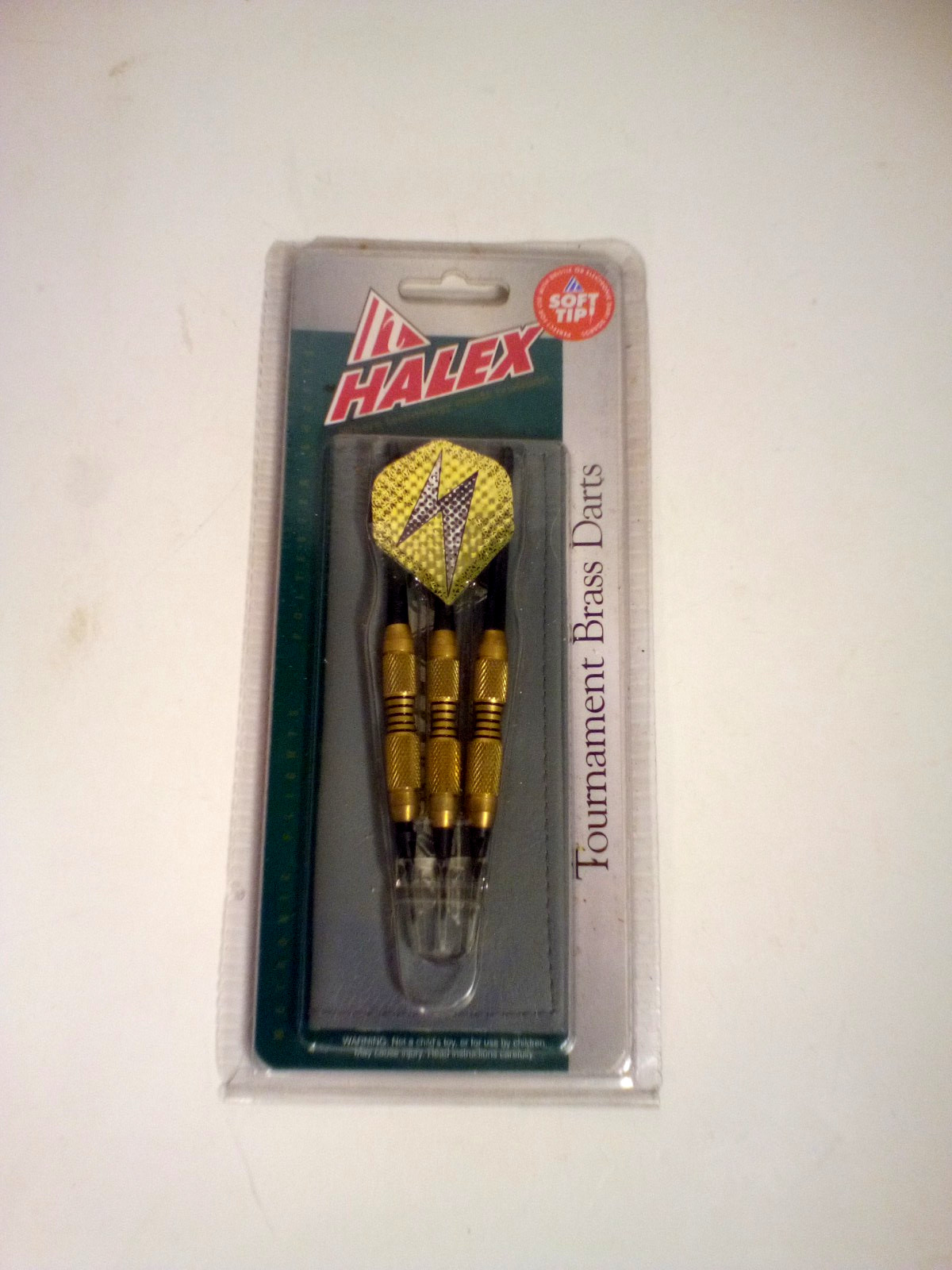 Halex - Tournament Brass Darts ~ Soft Tip ~ NEW!