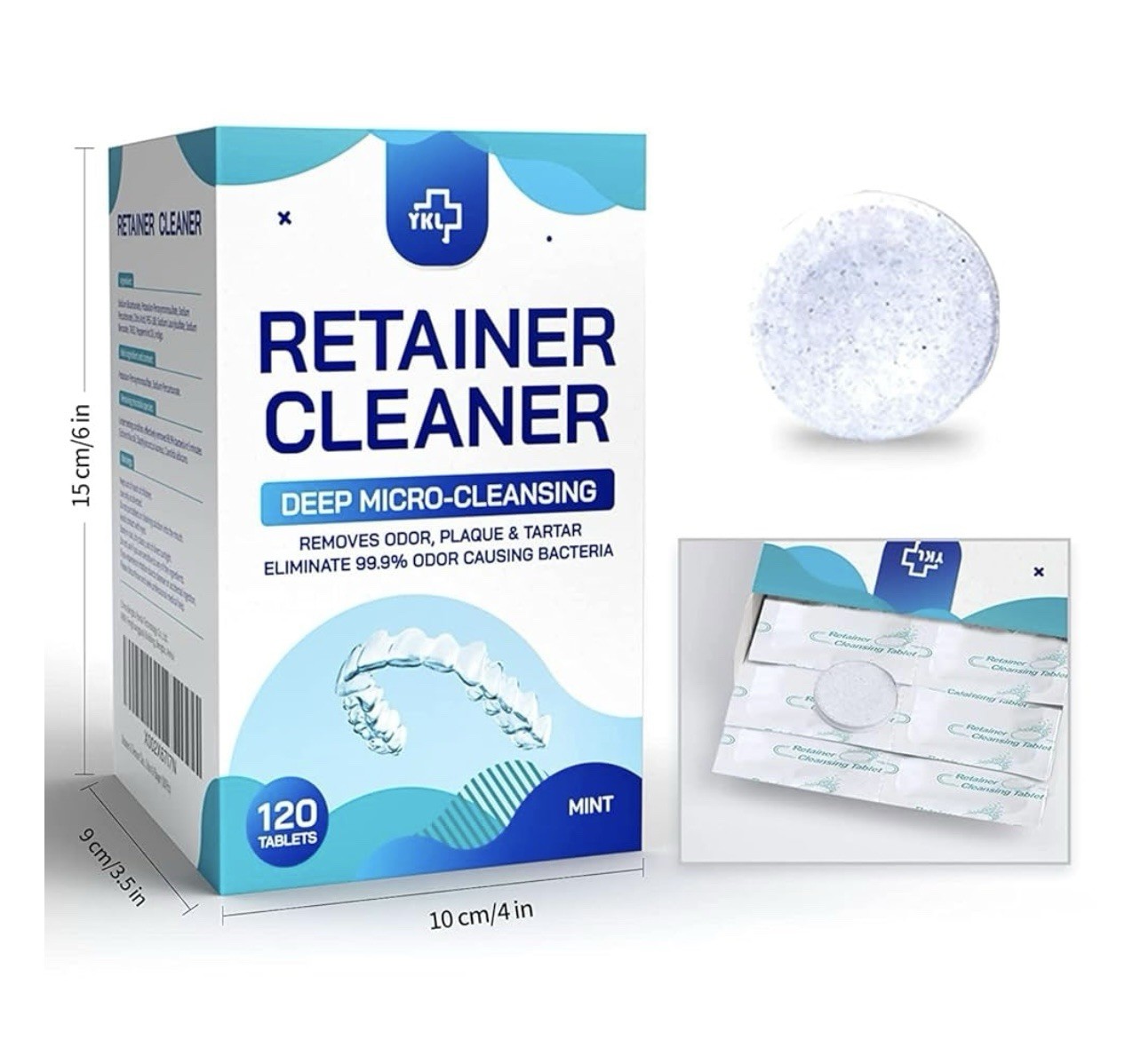Retainer Cleaner Deep Micro Cleansing 120 Tablets