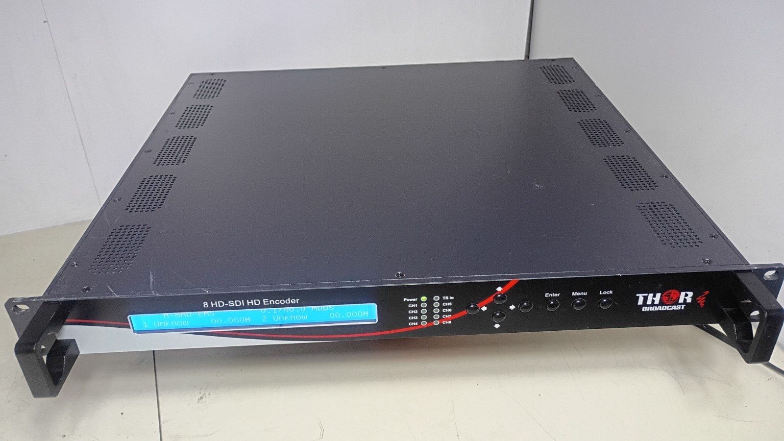 Good Working Thor H-8HD-EMS  8HD-SDI Broadcast Encoder IPTV Streamer & ANSI Out