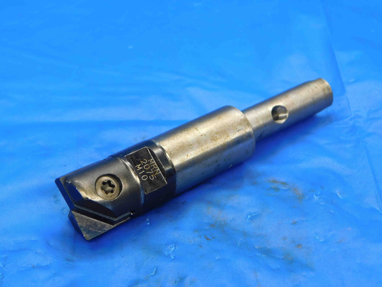 DIJET 3/4 DIA. 4" OAL INDEXABLE END MILL 7/16 SHANK 2 FLUTE CENTER CUT .75