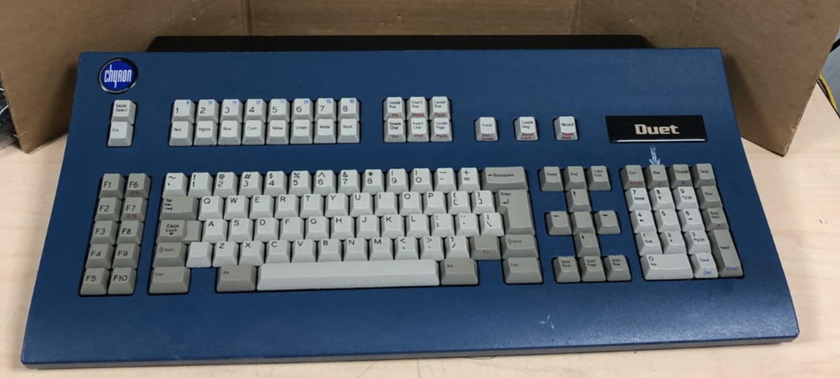 PARTS! CHYRON Duet CHYRON KYBD Character Generator Editing Keyboard (UNTESTED)