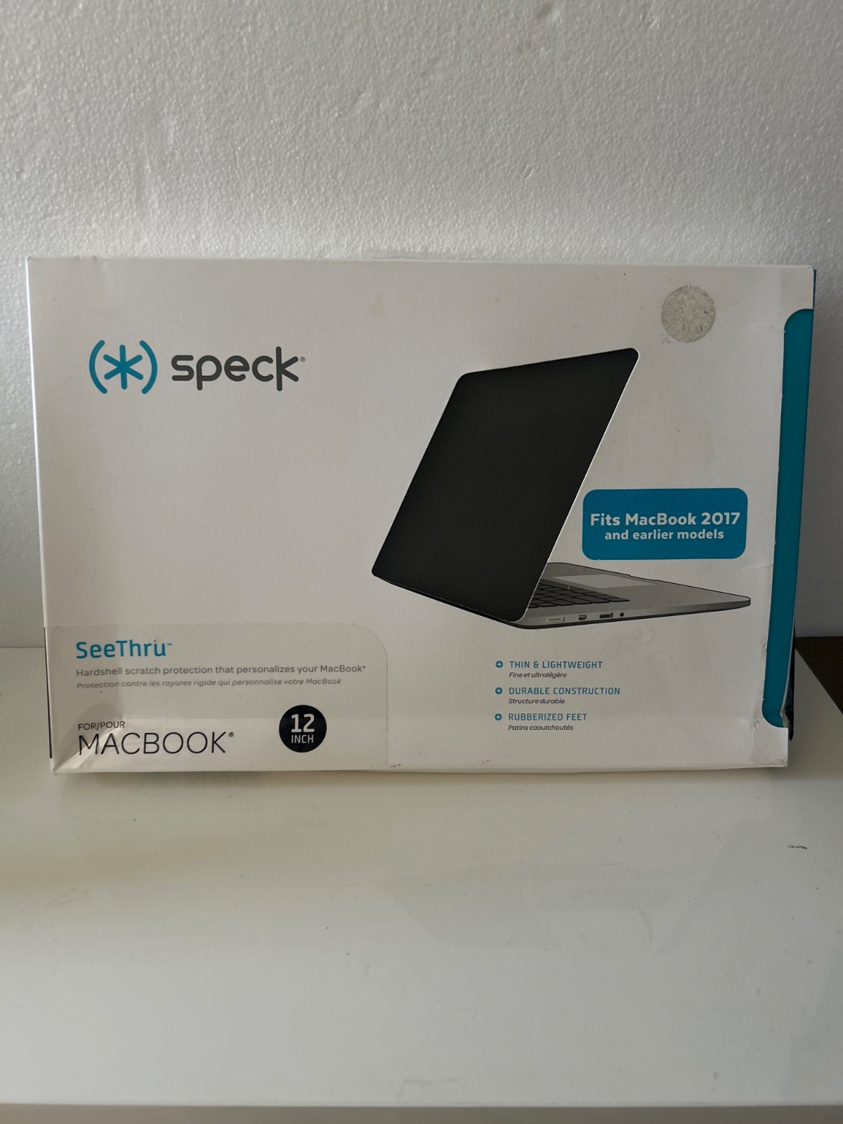 Macbook Air Case Speck Smartshell 12 inch SeeThru Retina SuperDrive Matte Black