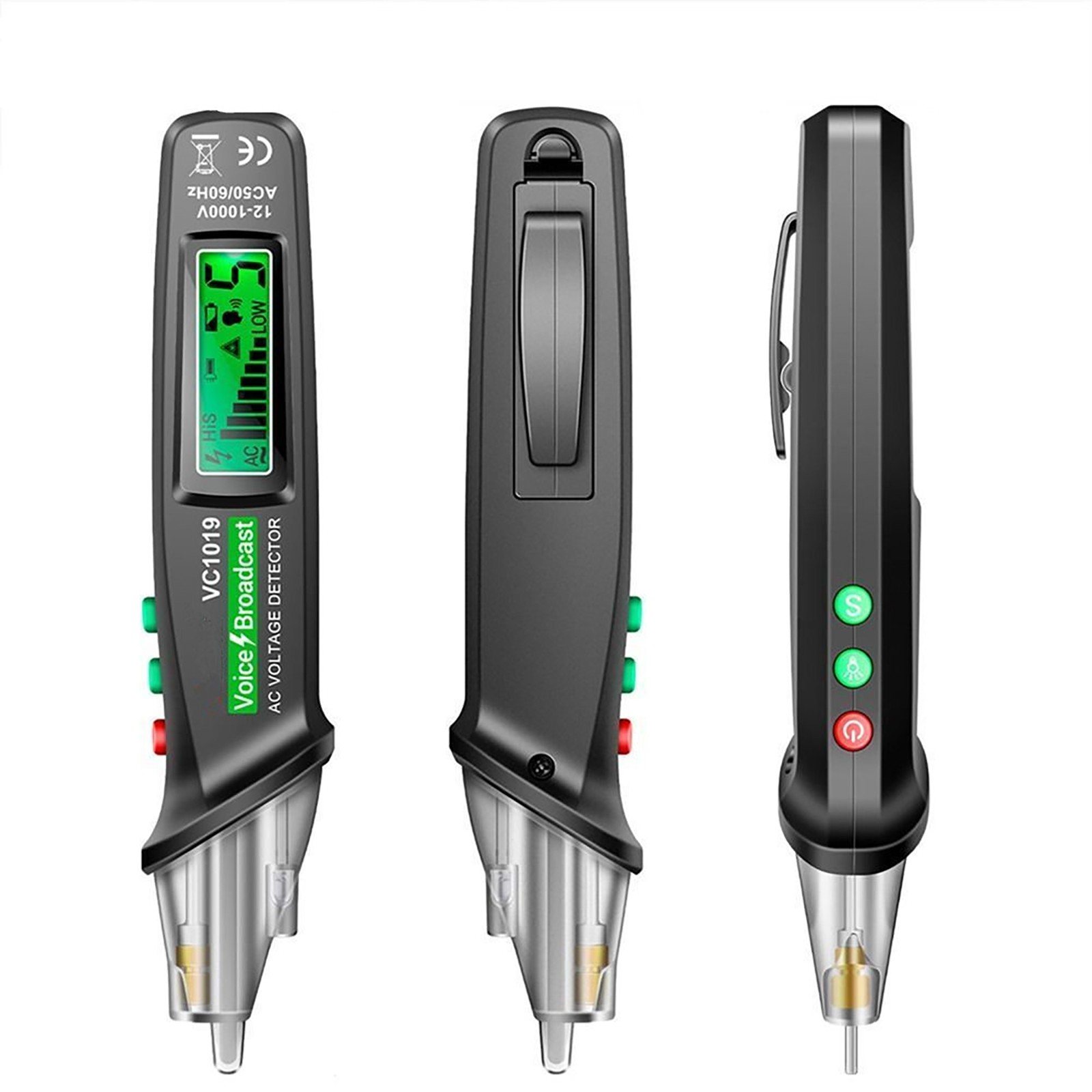 Multifunction Positioning Voltage Tester Electric Wire Detector Test Pen Tool