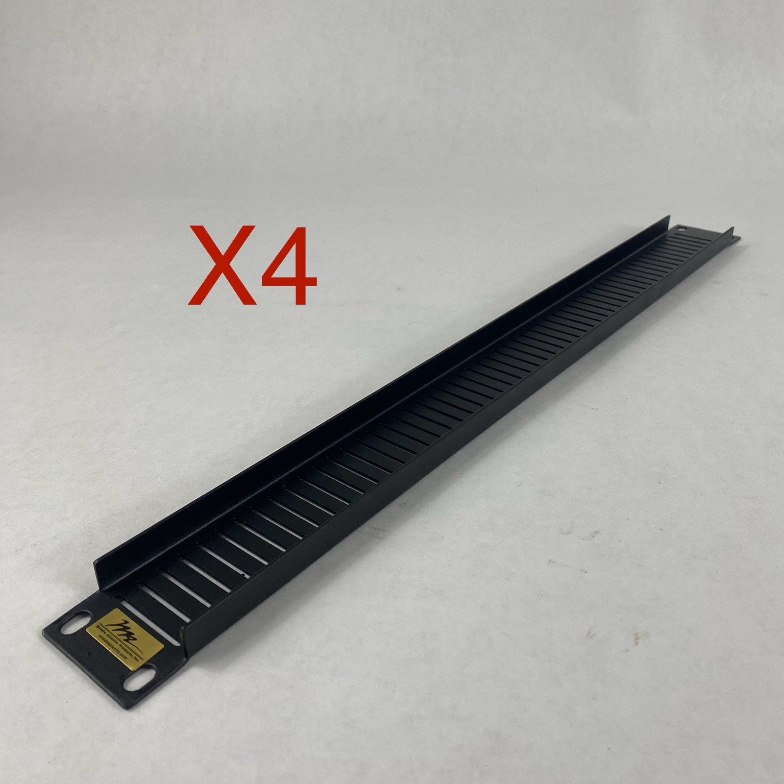 Middle Atlantic 1U 1.75" Slotted Vented Panel Lot of 4